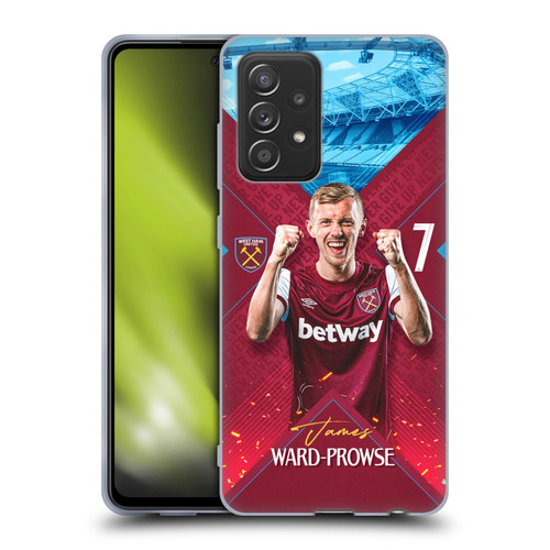 West Ham United FC 2023/24 First Team James Ward-Prowse Soft Gel Case for Samsung Galaxy A52 / A52s / 5G (2021)