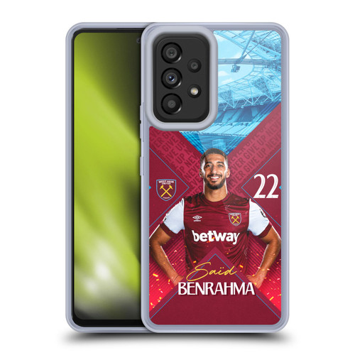 West Ham United FC 2023/24 First Team Saïd Benrahma Soft Gel Case for Samsung Galaxy A53 5G (2022)
