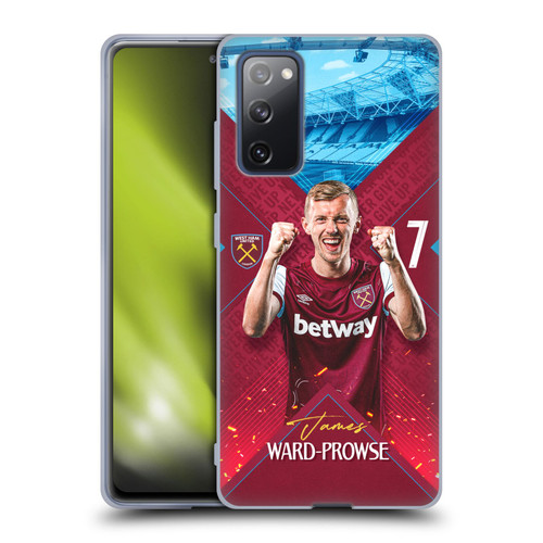 West Ham United FC 2023/24 First Team James Ward-Prowse Soft Gel Case for Samsung Galaxy S20 FE / 5G