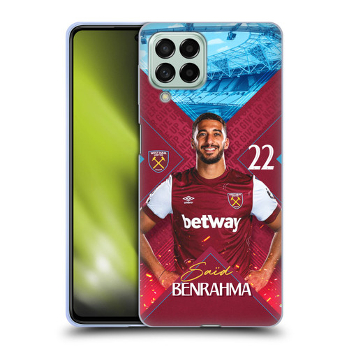 West Ham United FC 2023/24 First Team Saïd Benrahma Soft Gel Case for Samsung Galaxy M53 (2022)