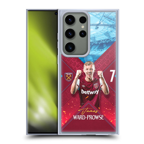 West Ham United FC 2023/24 First Team James Ward-Prowse Soft Gel Case for Samsung Galaxy S23 Ultra 5G