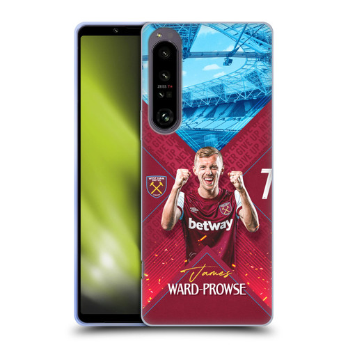West Ham United FC 2023/24 First Team James Ward-Prowse Soft Gel Case for Sony Xperia 1 IV