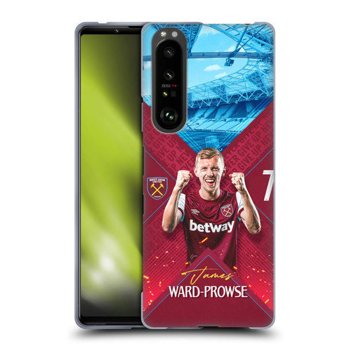 West Ham United FC 2023/24 First Team James Ward-Prowse Soft Gel Case for Sony Xperia 1 III