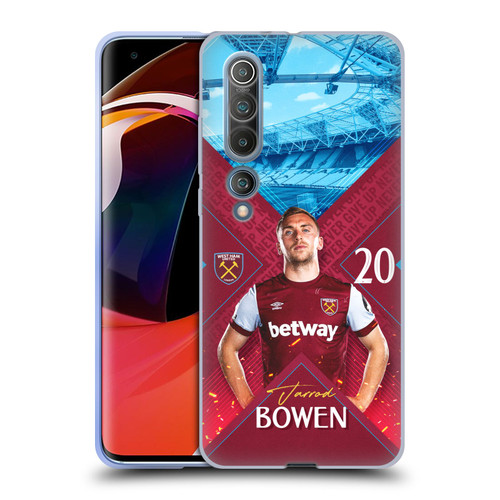 West Ham United FC 2023/24 First Team Jarrod Bowen Soft Gel Case for Xiaomi Mi 10 5G / Mi 10 Pro 5G
