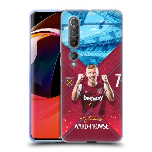 West Ham United FC 2023/24 First Team James Ward-Prowse Soft Gel Case for Xiaomi Mi 10 5G / Mi 10 Pro 5G