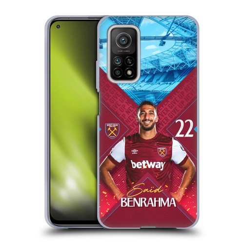 West Ham United FC 2023/24 First Team Saïd Benrahma Soft Gel Case for Xiaomi Mi 10T 5G