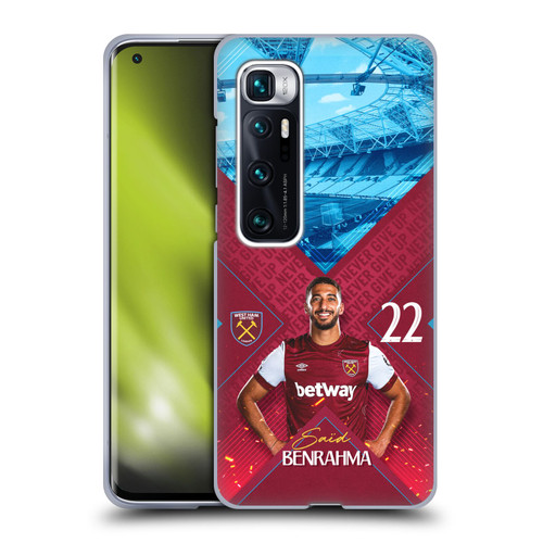 West Ham United FC 2023/24 First Team Saïd Benrahma Soft Gel Case for Xiaomi Mi 10 Ultra 5G