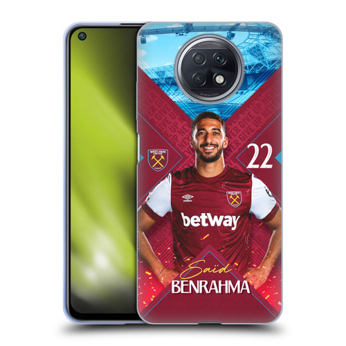 West Ham United FC 2023/24 First Team Saïd Benrahma Soft Gel Case for Xiaomi Redmi Note 9T 5G