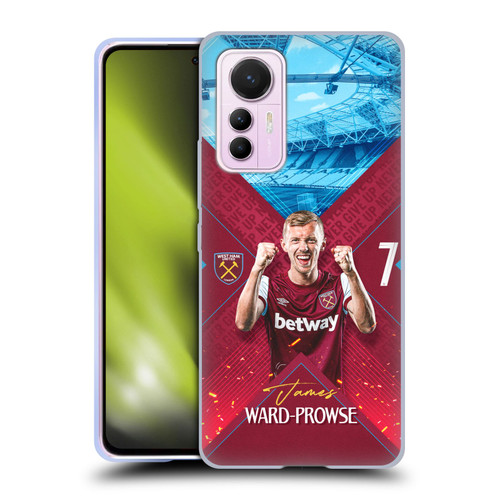 West Ham United FC 2023/24 First Team James Ward-Prowse Soft Gel Case for Xiaomi 12 Lite