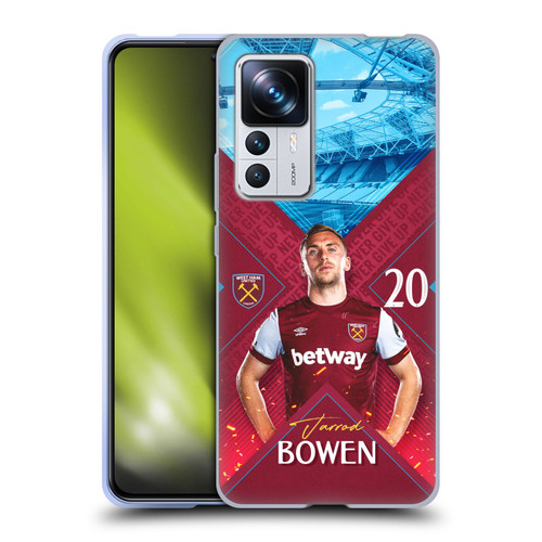 West Ham United FC 2023/24 First Team Jarrod Bowen Soft Gel Case for Xiaomi 12T Pro