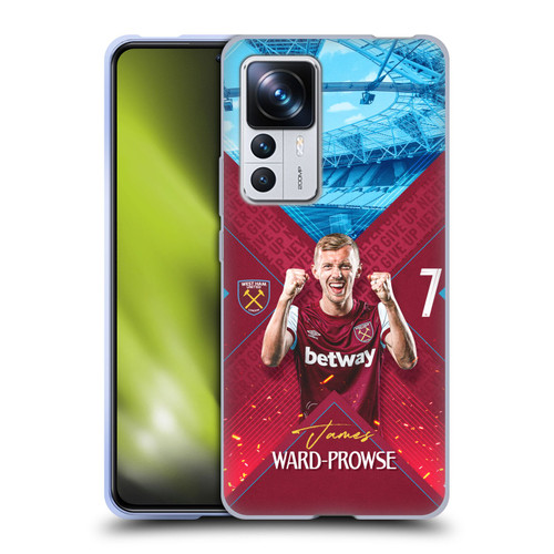 West Ham United FC 2023/24 First Team James Ward-Prowse Soft Gel Case for Xiaomi 12T Pro