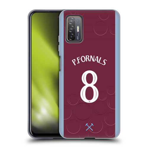 West Ham United FC 2023/24 Players Home Kit Pablo Fornals Soft Gel Case for HTC Desire 21 Pro 5G