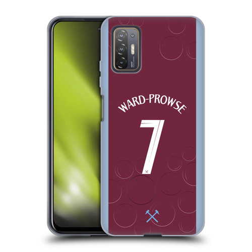 West Ham United FC 2023/24 Players Home Kit James Ward-Prowse Soft Gel Case for HTC Desire 21 Pro 5G