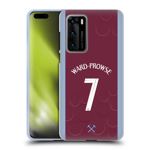 West Ham United FC 2023/24 Players Home Kit James Ward-Prowse Soft Gel Case for Huawei P40 5G