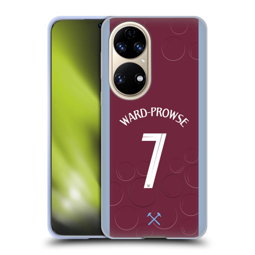 West Ham United FC 2023/24 Players Home Kit James Ward-Prowse Soft Gel Case for Huawei P50