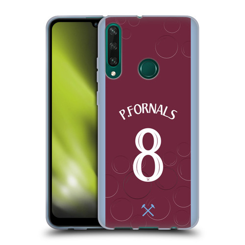 West Ham United FC 2023/24 Players Home Kit Pablo Fornals Soft Gel Case for Huawei Y6p