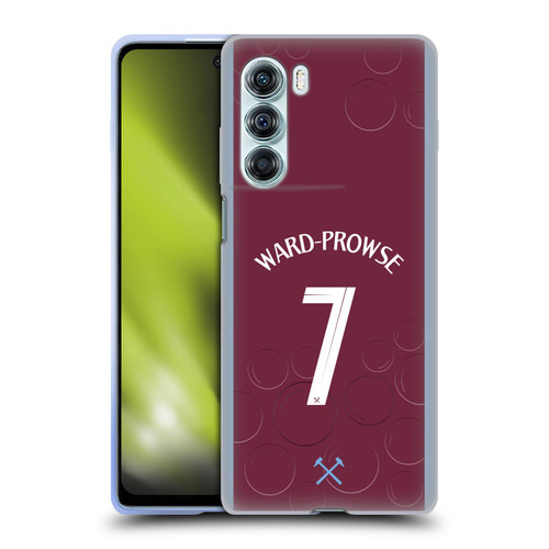 West Ham United FC 2023/24 Players Home Kit James Ward-Prowse Soft Gel Case for Motorola Edge S30 / Moto G200 5G