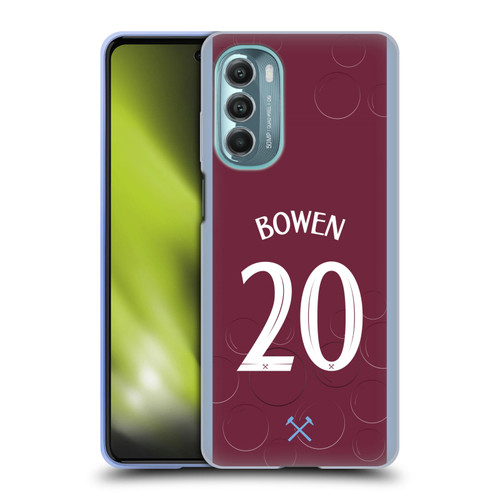 West Ham United FC 2023/24 Players Home Kit Jarrod Bowen Soft Gel Case for Motorola Moto G Stylus 5G (2022)