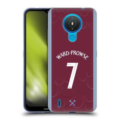 West Ham United FC 2023/24 Players Home Kit James Ward-Prowse Soft Gel Case for Nokia 1.4