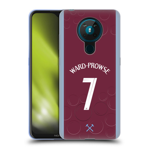 West Ham United FC 2023/24 Players Home Kit James Ward-Prowse Soft Gel Case for Nokia 5.3