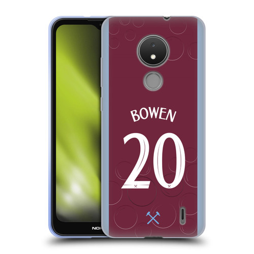 West Ham United FC 2023/24 Players Home Kit Jarrod Bowen Soft Gel Case for Nokia C21