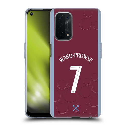 West Ham United FC 2023/24 Players Home Kit James Ward-Prowse Soft Gel Case for OPPO A54 5G