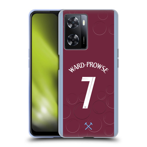West Ham United FC 2023/24 Players Home Kit James Ward-Prowse Soft Gel Case for OPPO A57s