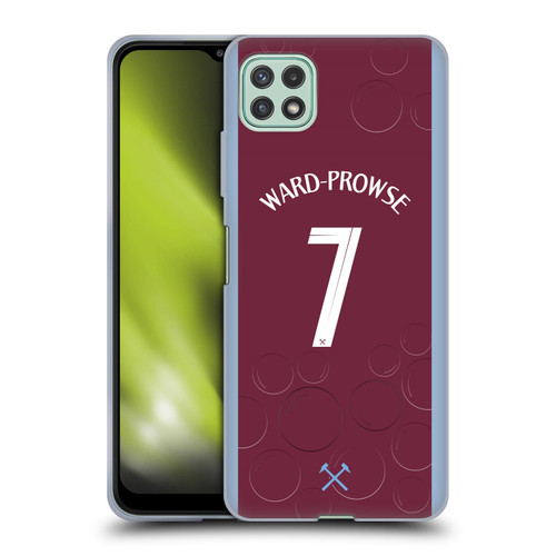 West Ham United FC 2023/24 Players Home Kit James Ward-Prowse Soft Gel Case for Samsung Galaxy A22 5G / F42 5G (2021)