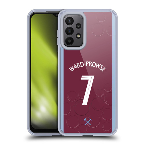 West Ham United FC 2023/24 Players Home Kit James Ward-Prowse Soft Gel Case for Samsung Galaxy A23 / 5G (2022)