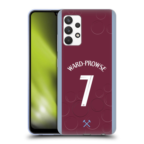 West Ham United FC 2023/24 Players Home Kit James Ward-Prowse Soft Gel Case for Samsung Galaxy A32 (2021)