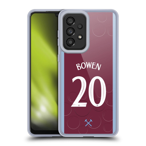 West Ham United FC 2023/24 Players Home Kit Jarrod Bowen Soft Gel Case for Samsung Galaxy A33 5G (2022)