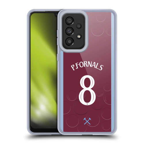 West Ham United FC 2023/24 Players Home Kit Pablo Fornals Soft Gel Case for Samsung Galaxy A33 5G (2022)