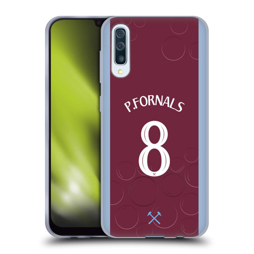 West Ham United FC 2023/24 Players Home Kit Pablo Fornals Soft Gel Case for Samsung Galaxy A50/A30s (2019)