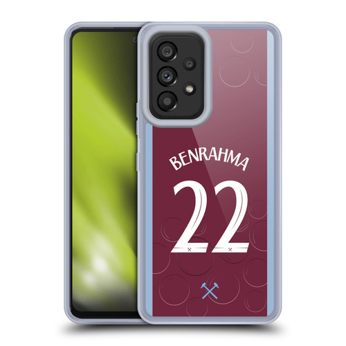 West Ham United FC 2023/24 Players Home Kit Saïd Benrahma Soft Gel Case for Samsung Galaxy A53 5G (2022)