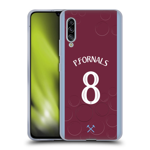 West Ham United FC 2023/24 Players Home Kit Pablo Fornals Soft Gel Case for Samsung Galaxy A90 5G (2019)