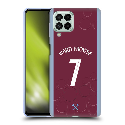 West Ham United FC 2023/24 Players Home Kit James Ward-Prowse Soft Gel Case for Samsung Galaxy M53 (2022)