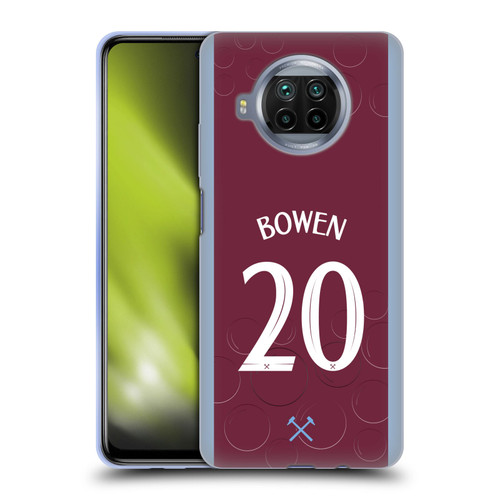 West Ham United FC 2023/24 Players Home Kit Jarrod Bowen Soft Gel Case for Xiaomi Mi 10T Lite 5G