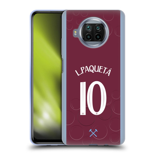 West Ham United FC 2023/24 Players Home Kit Lucas Paquetá Soft Gel Case for Xiaomi Mi 10T Lite 5G