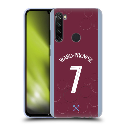 West Ham United FC 2023/24 Players Home Kit James Ward-Prowse Soft Gel Case for Xiaomi Redmi Note 8T