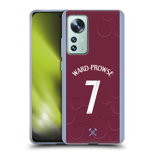 West Ham United FC 2023/24 Players Home Kit James Ward-Prowse Soft Gel Case for Xiaomi 12