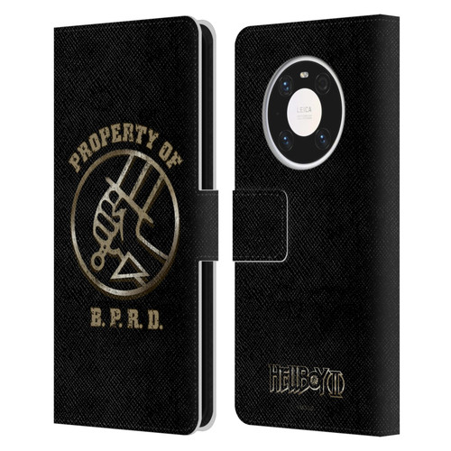 Hellboy II Graphics Property of BPRD Leather Book Wallet Case Cover For Huawei Mate 40 Pro 5G