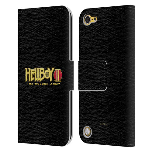 Hellboy II Graphics Logo Leather Book Wallet Case Cover For Apple iPod Touch 5G 5th Gen