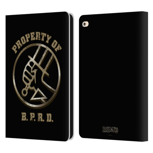 Hellboy II Graphics Property of BPRD Leather Book Wallet Case Cover For Apple iPad Air 2 (2014)
