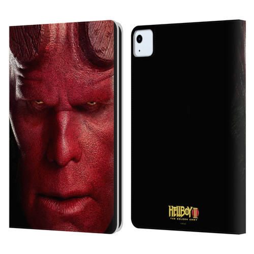 Hellboy II Graphics Face Portrait Leather Book Wallet Case Cover For Apple iPad Air 2020 / 2022