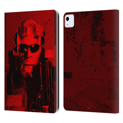 Hellboy II Graphics Portrait Sunglasses Leather Book Wallet Case Cover For Apple iPad Air 2020 / 2022