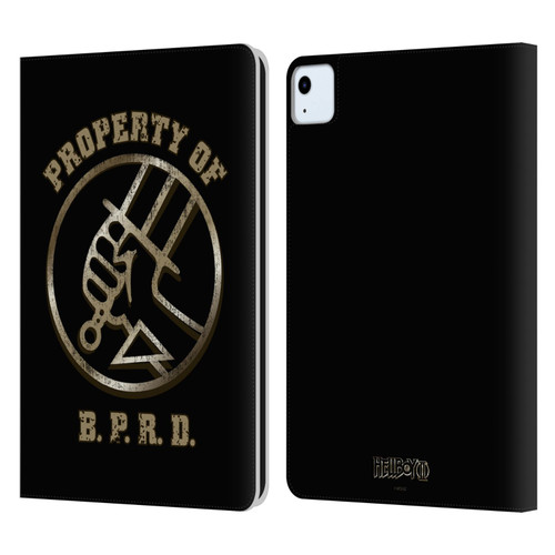 Hellboy II Graphics Property of BPRD Leather Book Wallet Case Cover For Apple iPad Air 2020 / 2022