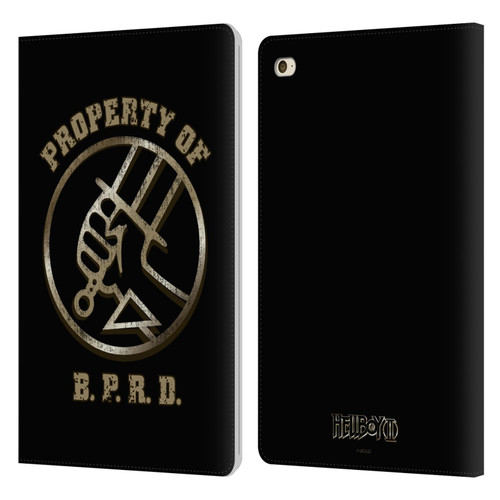 Hellboy II Graphics Property of BPRD Leather Book Wallet Case Cover For Apple iPad mini 4
