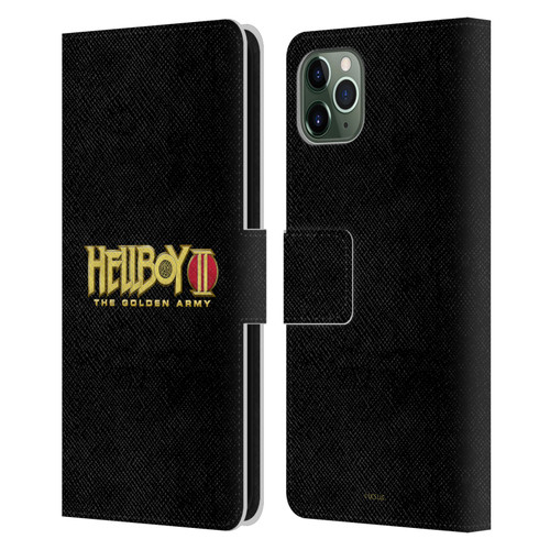 Hellboy II Graphics Logo Leather Book Wallet Case Cover For Apple iPhone 11 Pro Max