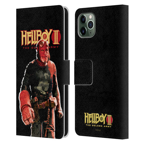 Hellboy II Graphics The Samaritan Leather Book Wallet Case Cover For Apple iPhone 11 Pro Max