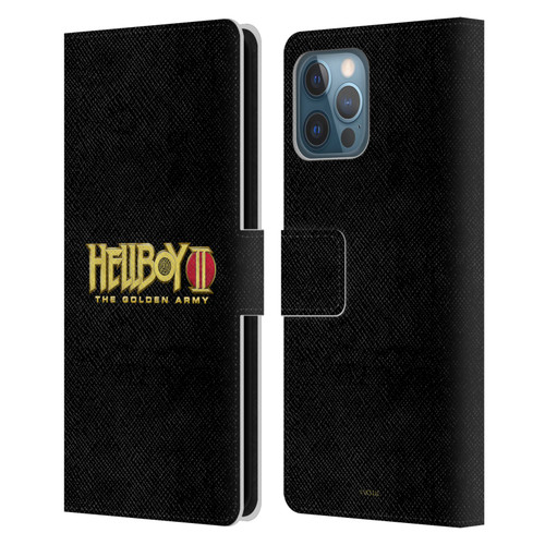 Hellboy II Graphics Logo Leather Book Wallet Case Cover For Apple iPhone 12 Pro Max